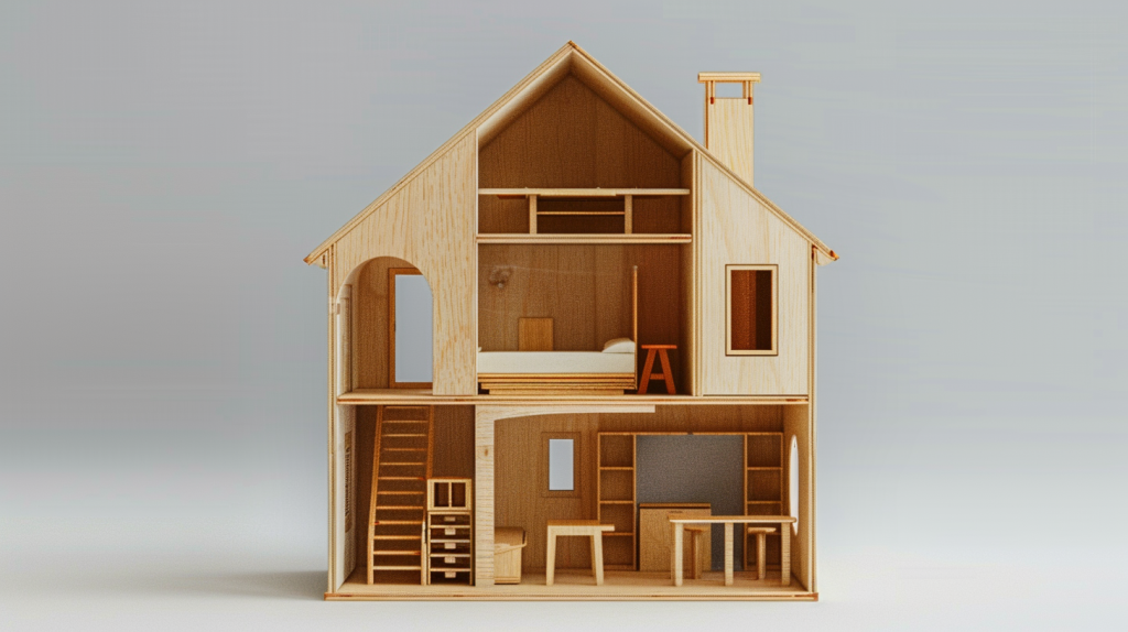 Build a Wooden Dollhouse Kit and Reap These Amazing Benefits!