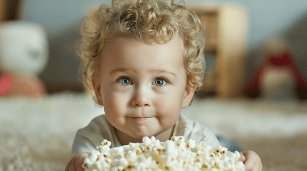 can a 2-year-old have popcorn