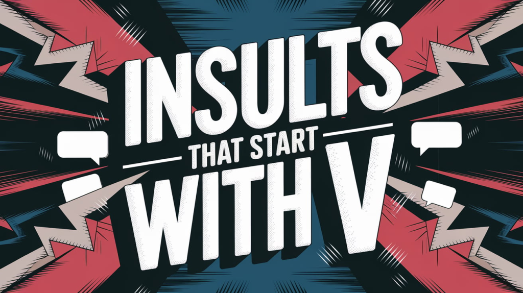 Insults That Start with the Letter V