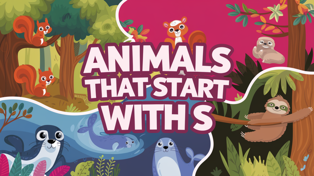 animals that start with s