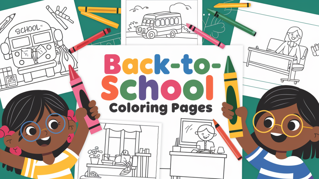 back to school coloring pages