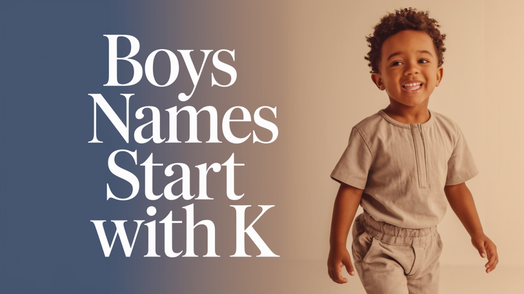 Boys names start with K