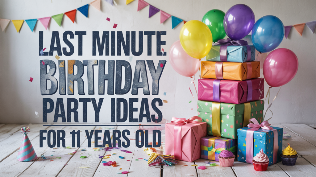 60 FUN Last-Minute Birthday Party Ideas for 11-Year-Olds