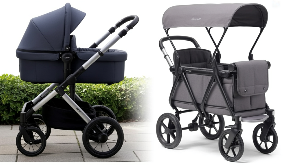 double stroller vs wagon