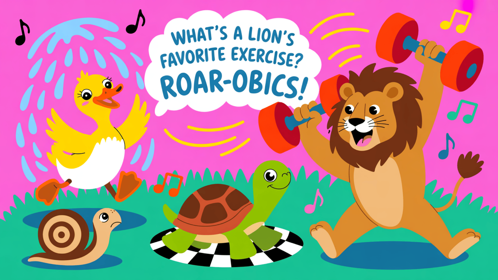 Action and Animal Sound Jokes for Active 4-Year-Olds