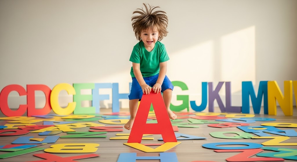 Alphabet Hop (Find the A)