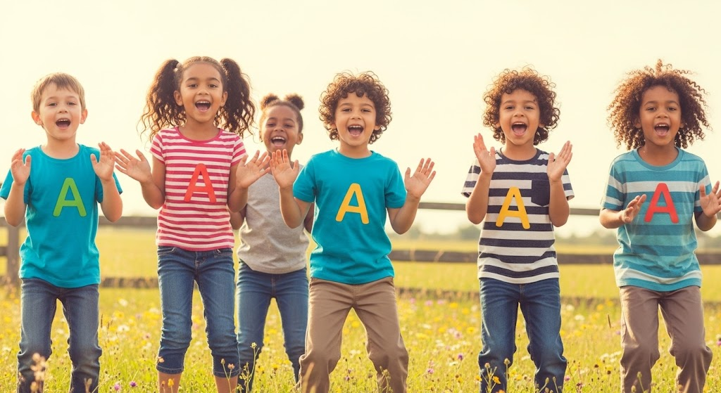 Alphabet Song Focus on A