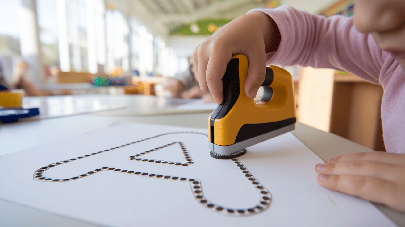 Hole Punch the Letter A