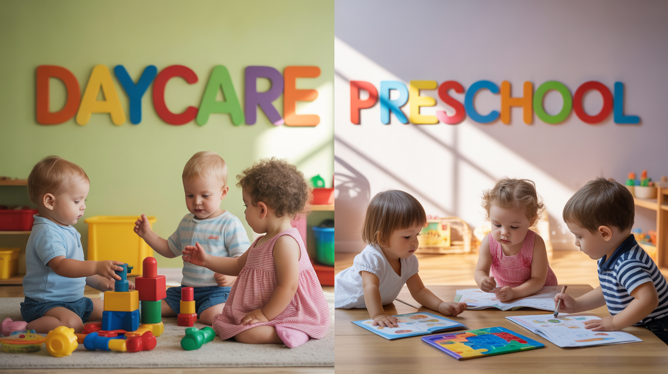 Key Differences Between Daycare and Preschool