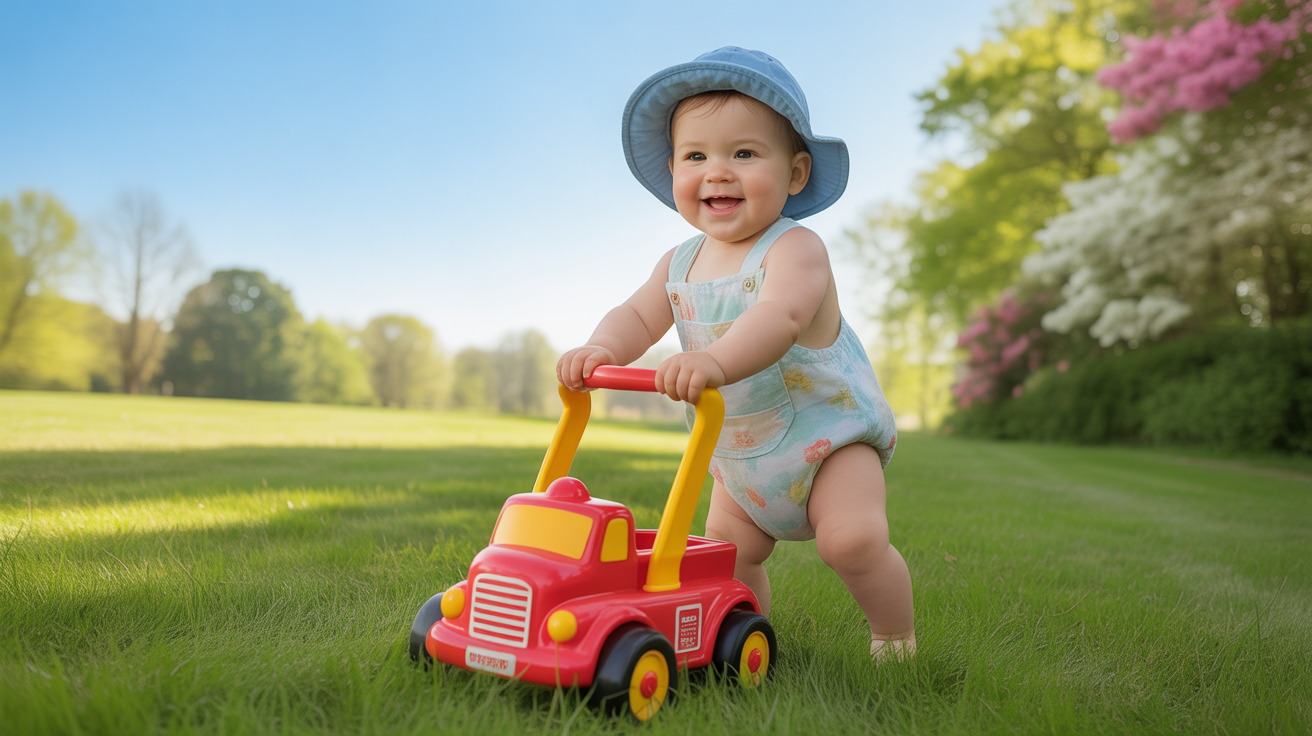 Push Toys or Walking Practice Outside
