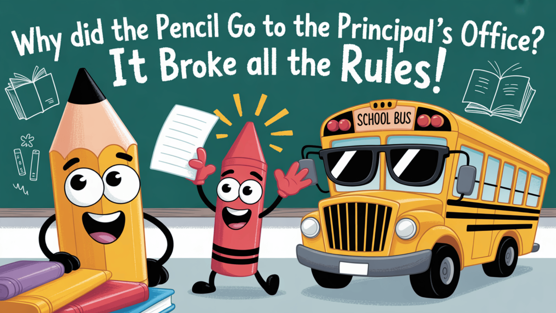 School and Kindergarten Jokes for 4-Year-Old Kids