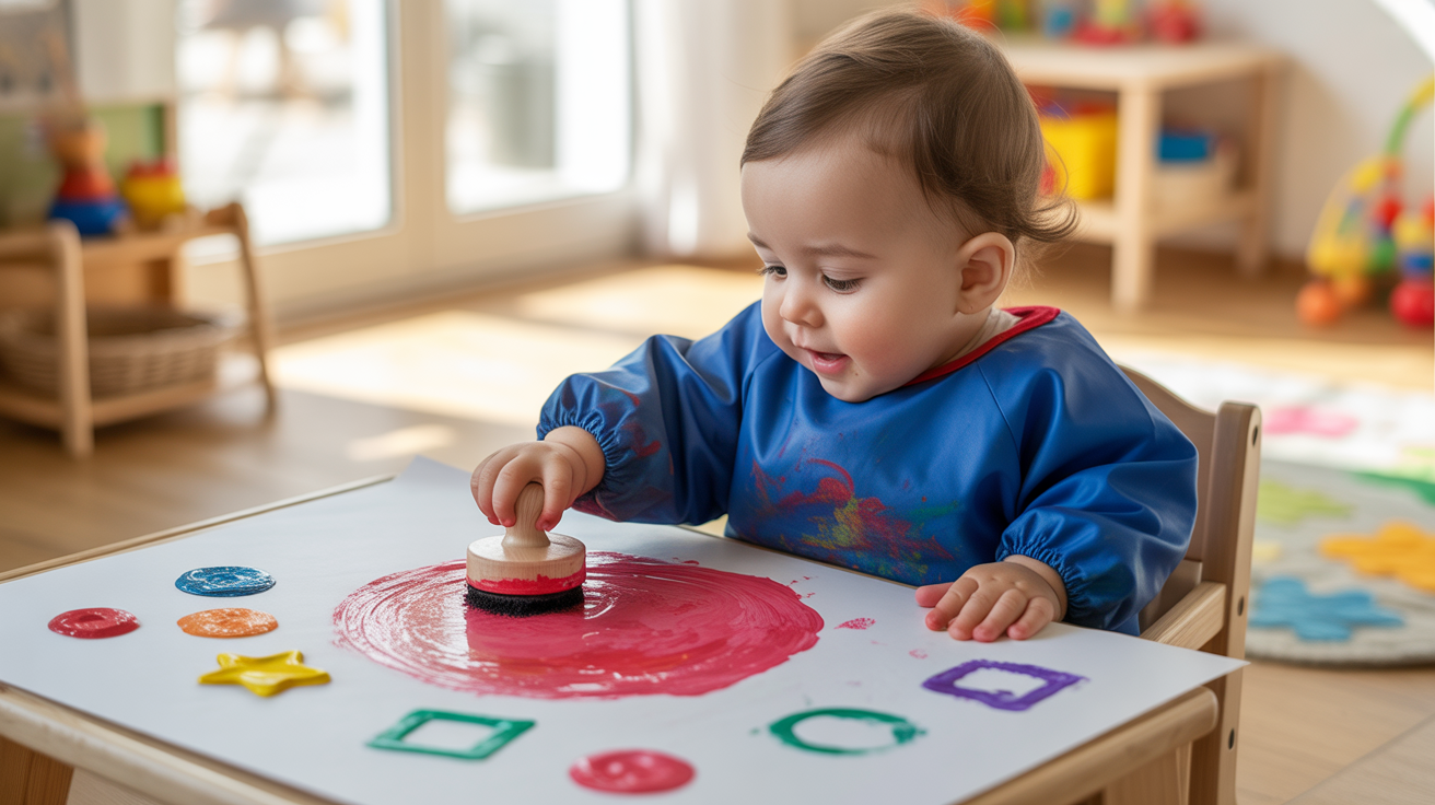 Stamp Play with Sponges