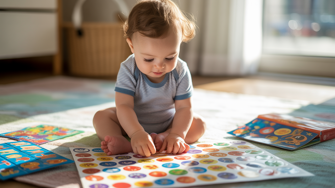 Sticker Fun on Paper