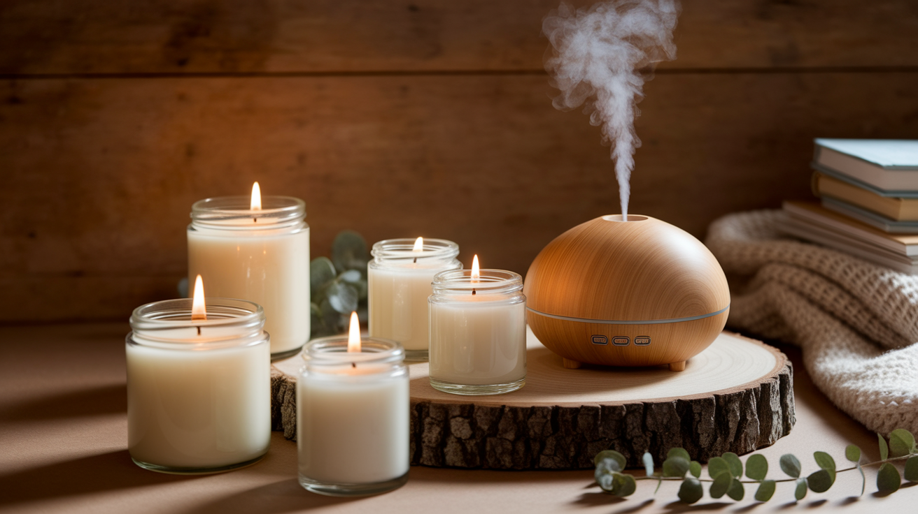 Sustainable Candles or Essential Oil Diffusers