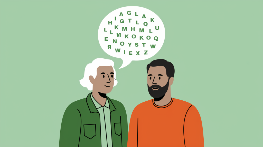 sudden difficulty finding words when speaking