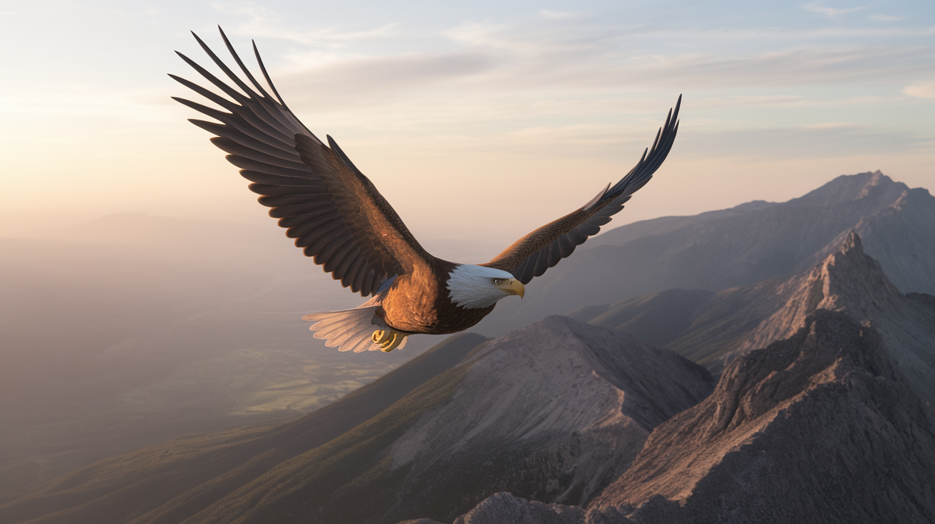Realistic-Eagle-Soaring-Above-Mountains-During-Golden-Hour-Symbolizing-Spiritual-Strength.png