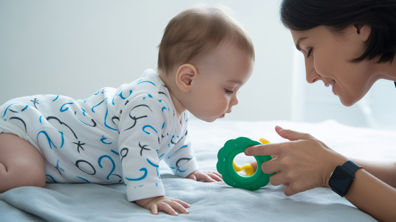Tummy Time with Toys