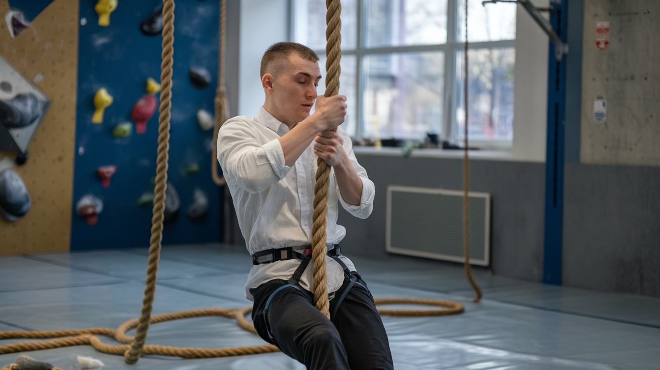 rope-climbing