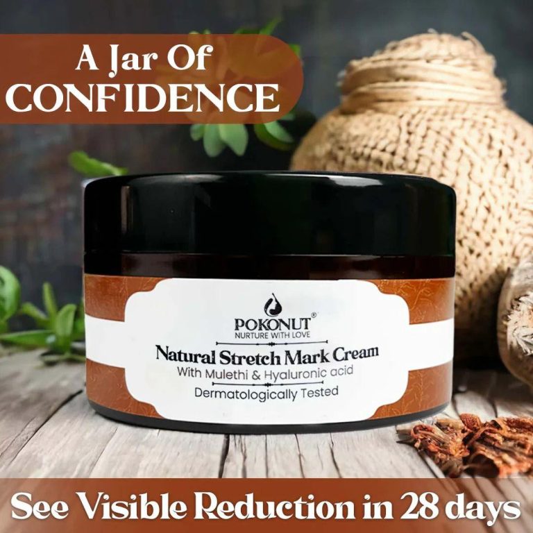 Why Pokonut Is the Best Brand for Stretch Mark Cream in India