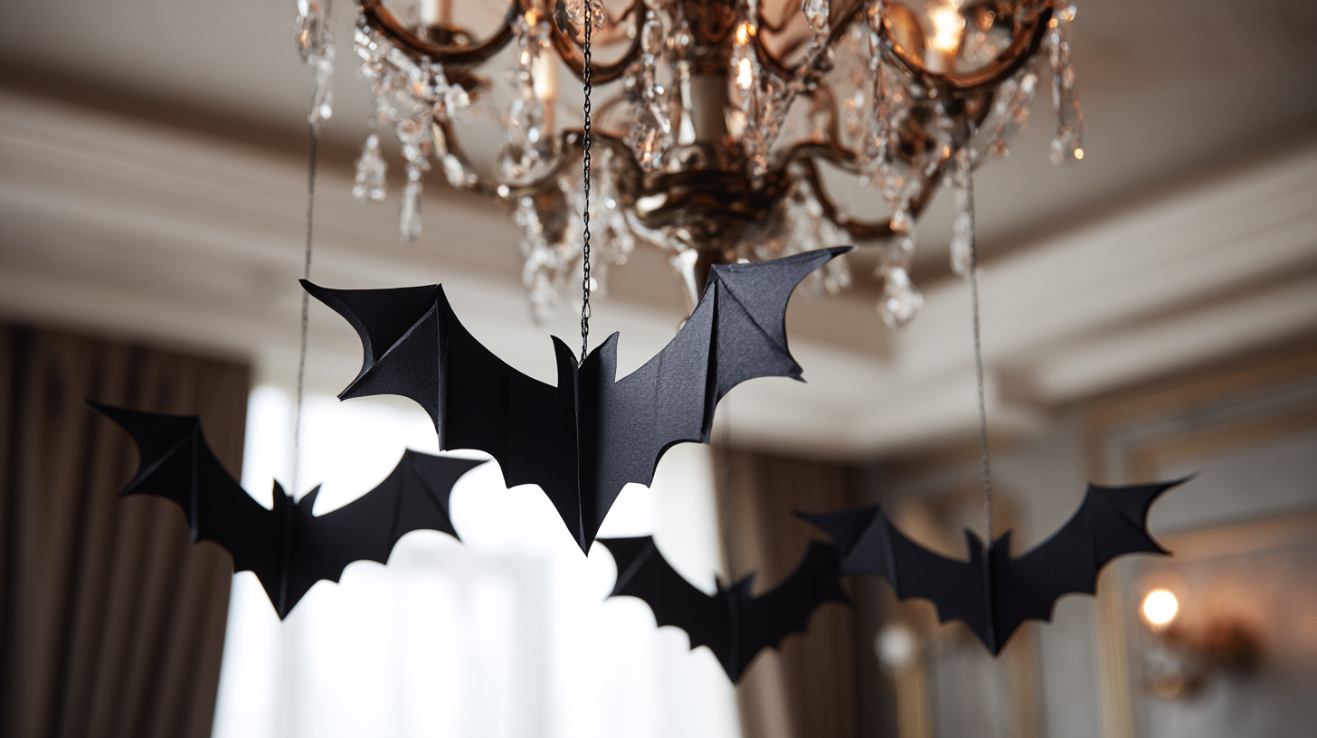 Bat Chandelier Halloween Adults