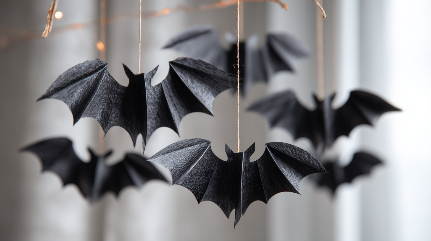 Bat Mobile Kids Halloween Craft