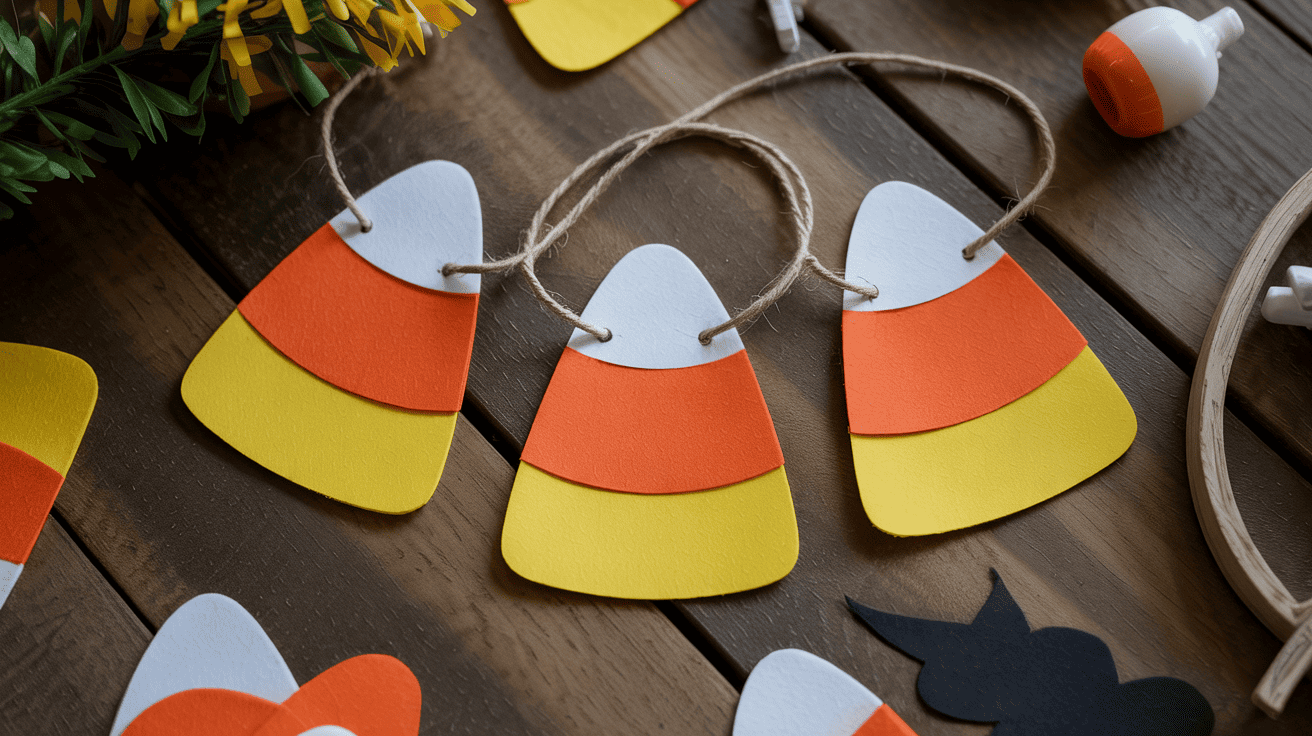Candy Corn Crafts Kids Halloween Craft
