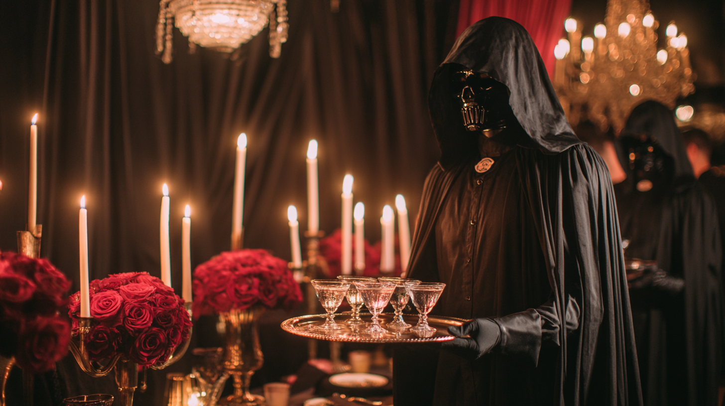 Gothic Glam Halloween Birthday Celebration