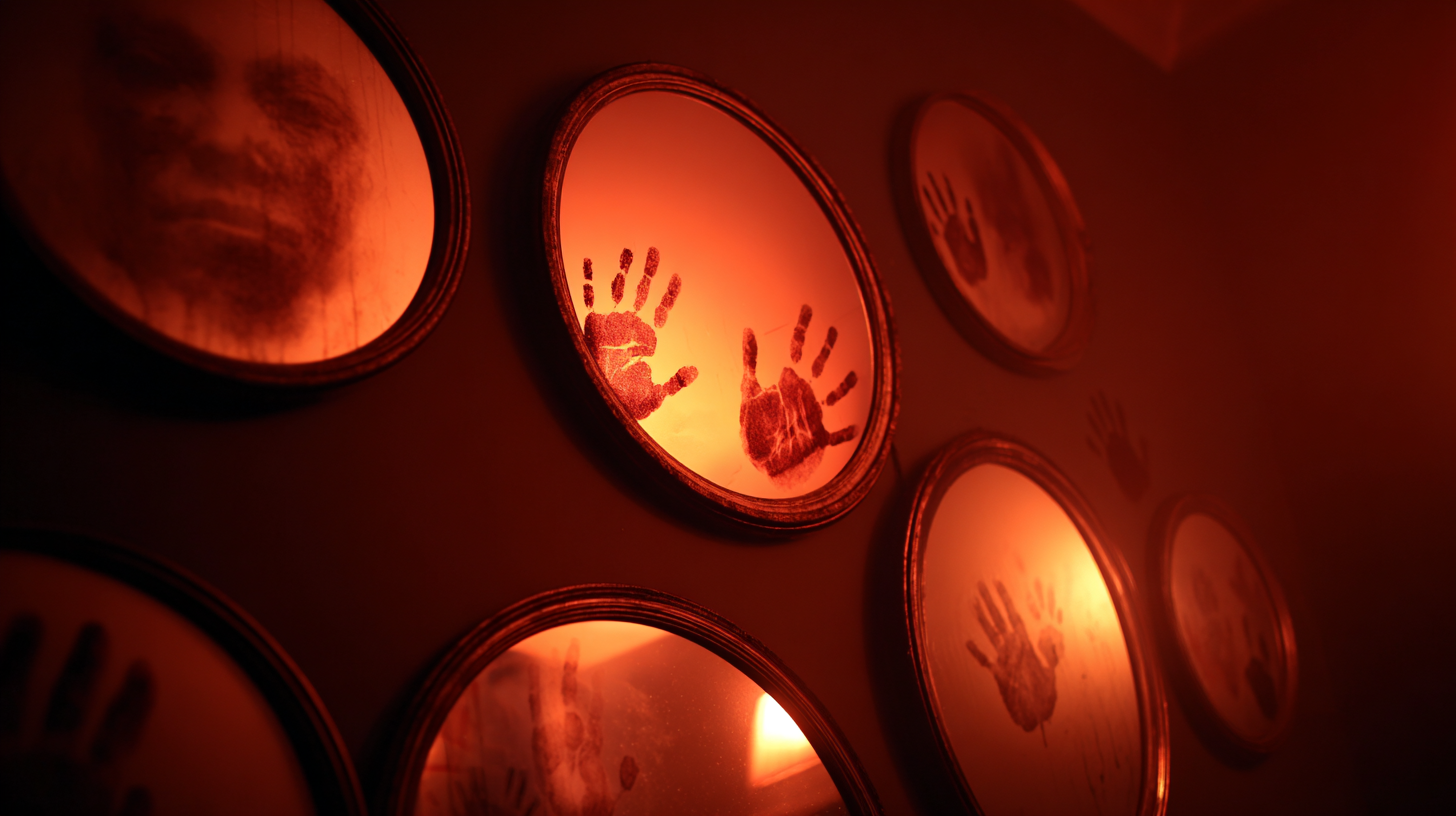 Haunted Mirror Corners Halloween Birthday