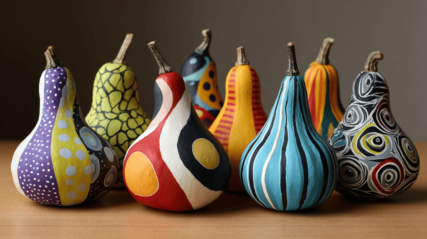 Painted Gourds Halloween Adults