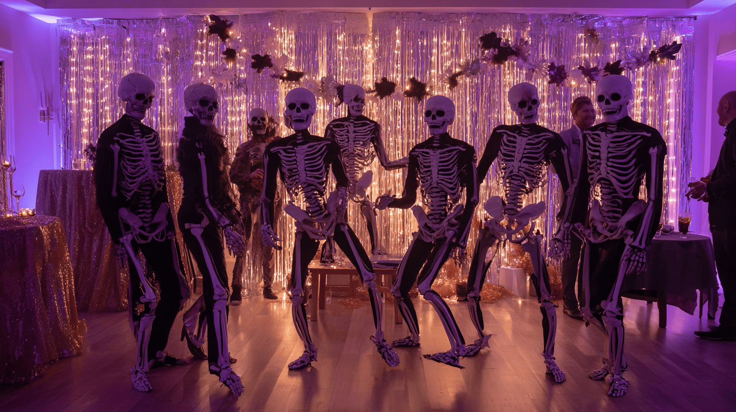 Skeleton Soiree Halloween Birthday Party