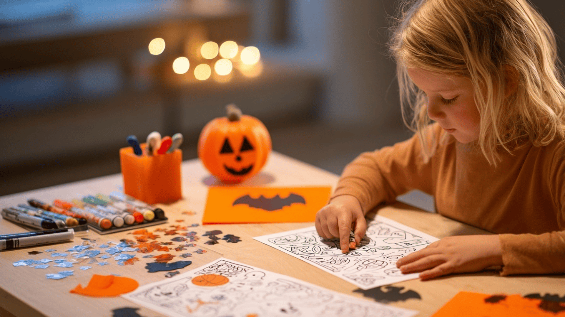 Sticker and Quiet Craft Station