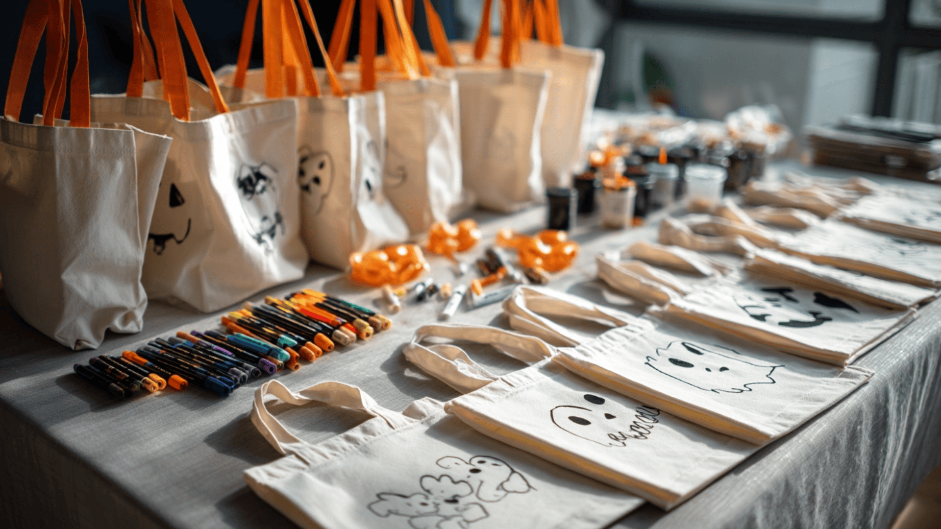 Trick or Treat Bag Decorating