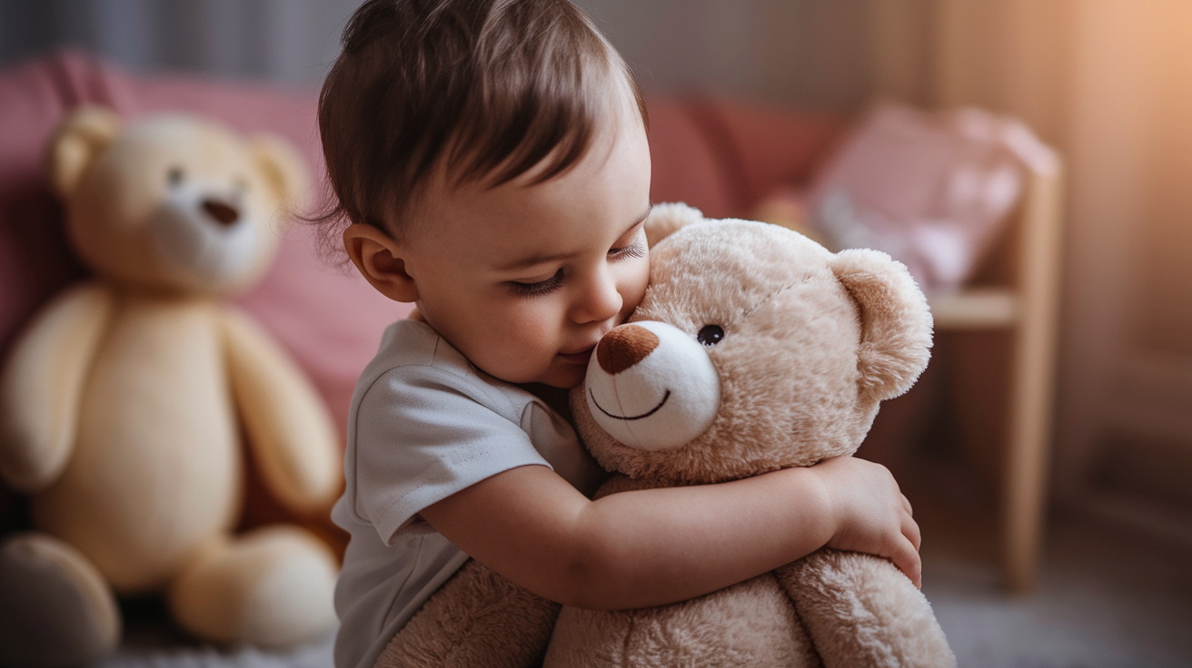 a warm and inviting photograph captures teddy bear