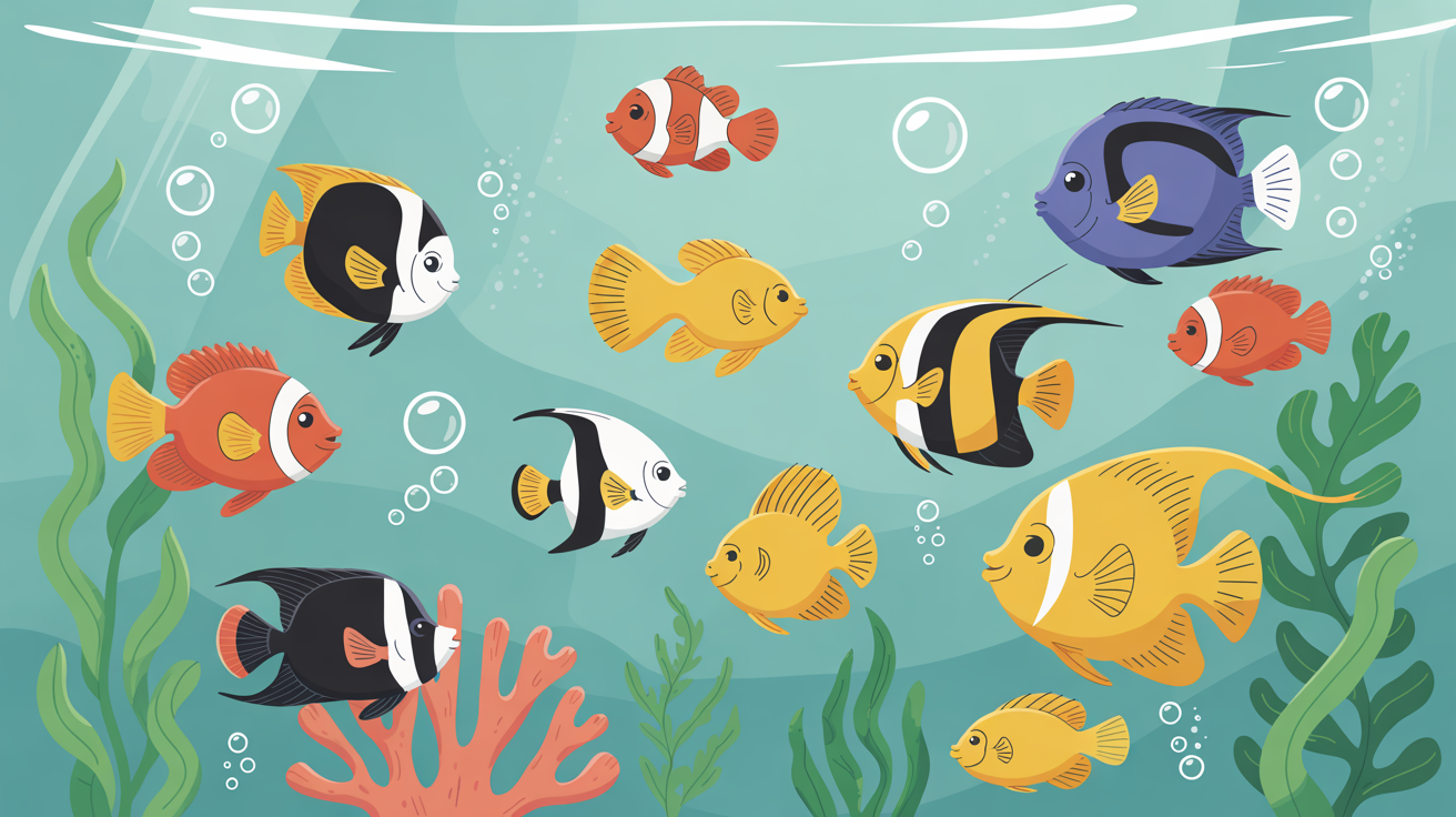 fish in pond