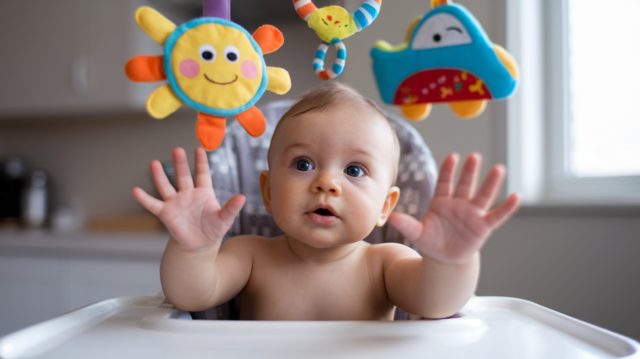 kid playing with toys