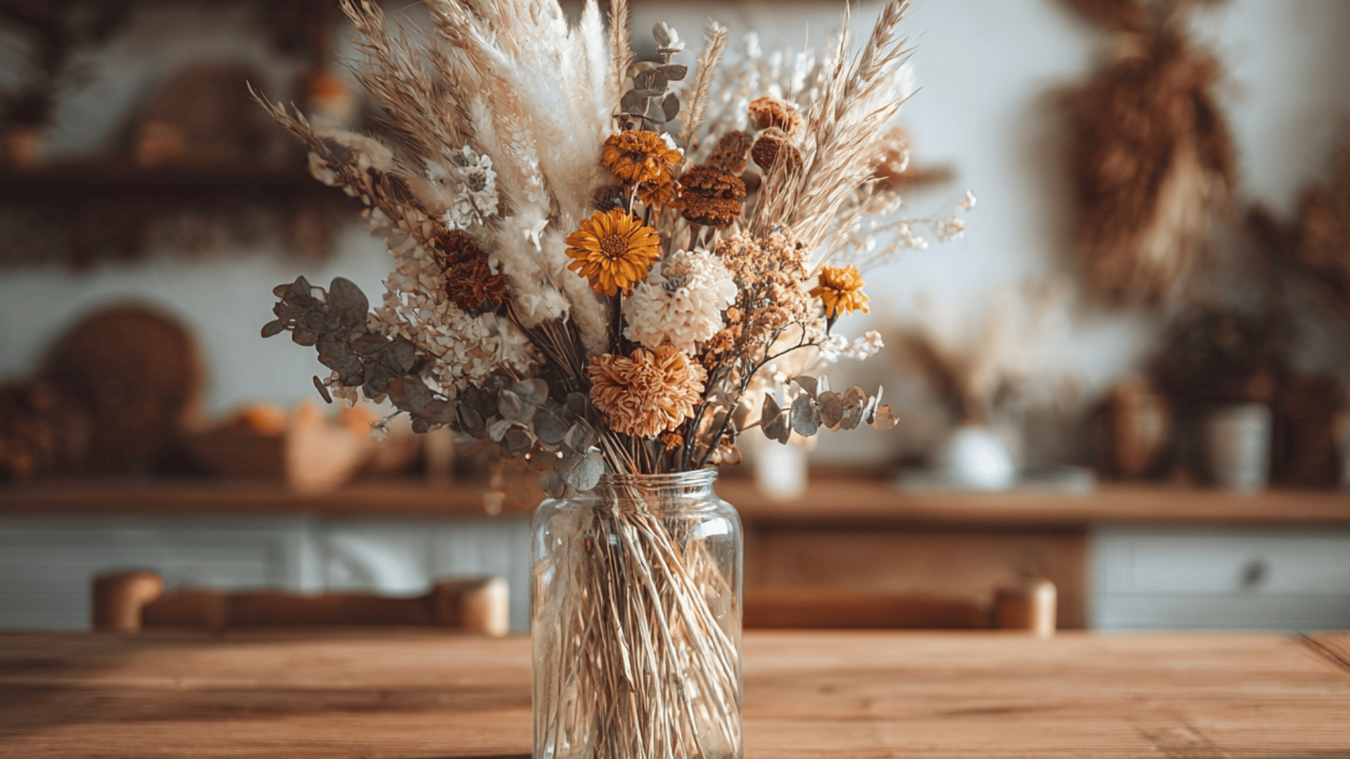 Autumn Harvest Floral Vase