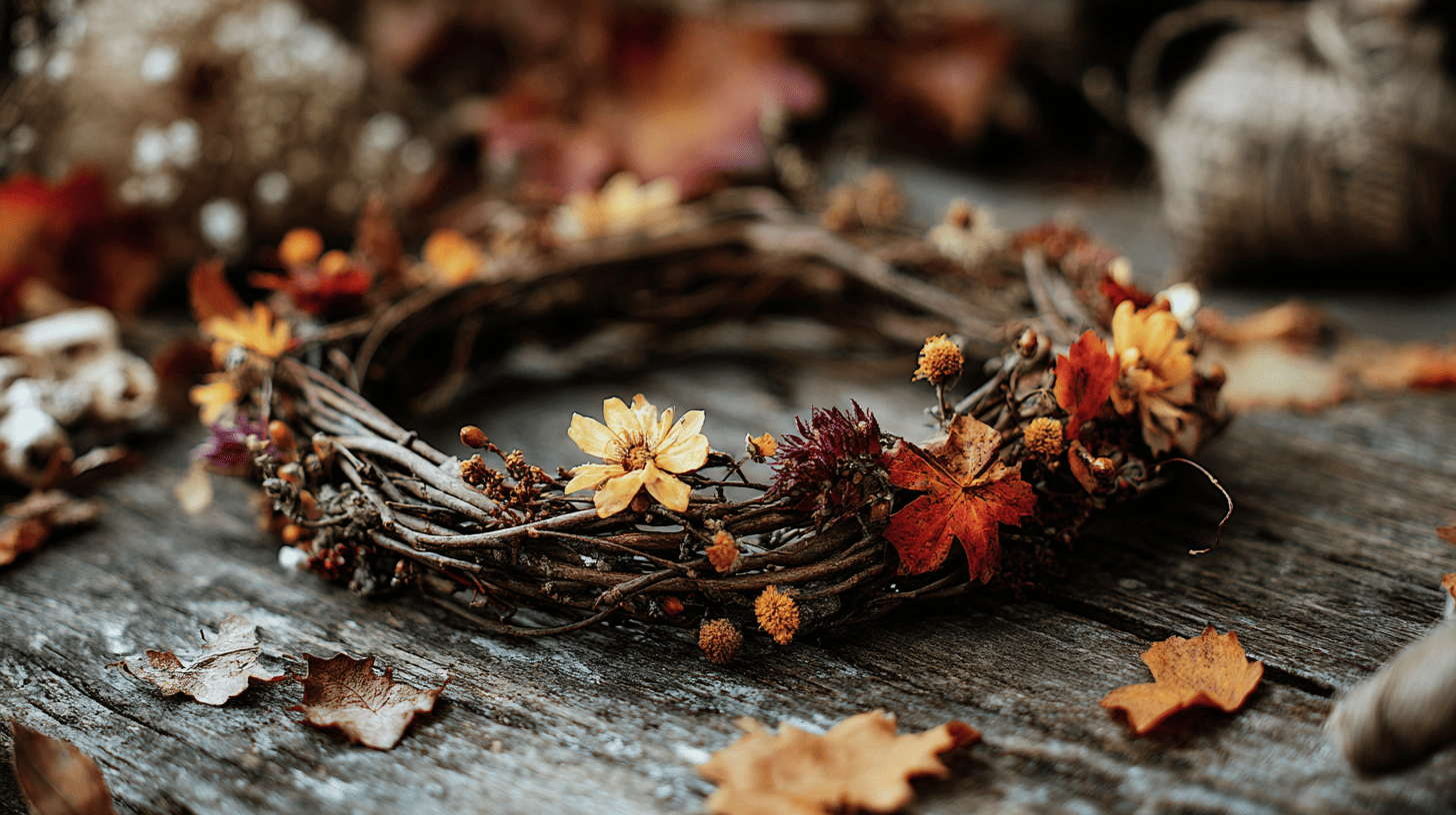 Autumn Nature Crown Fall Craft For Kids