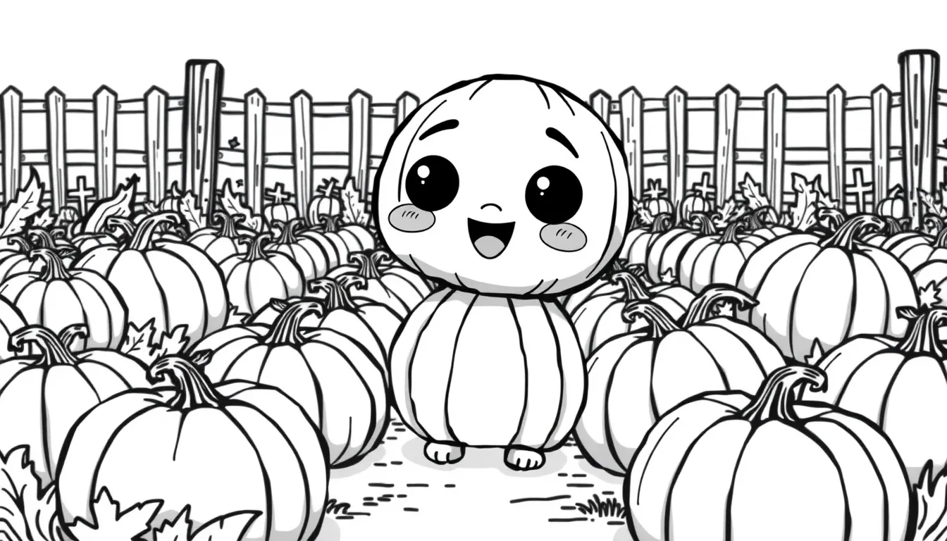 Autumn Pumpkin Field