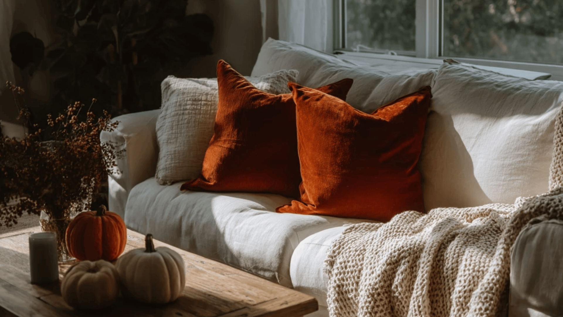 Burnt Orange & Cream