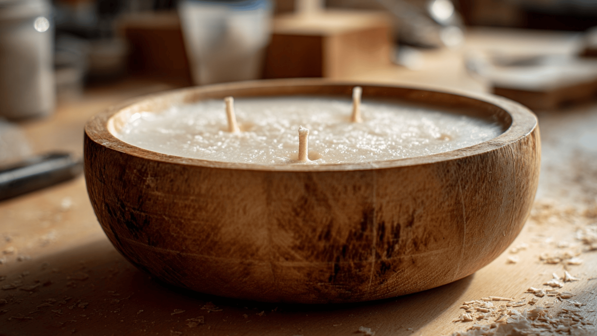 DIY Dough Bowl Candle