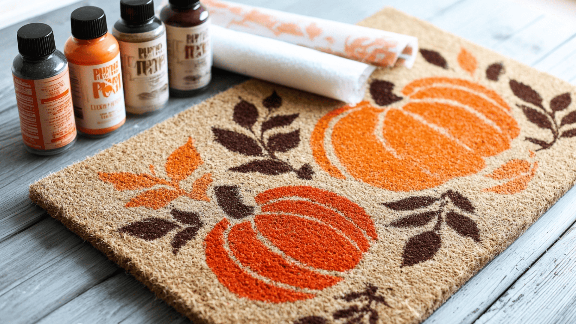 DIY Fall Doormat