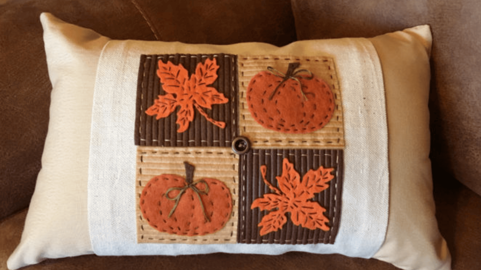 Fabric Wrapped Throw Pillow Cover