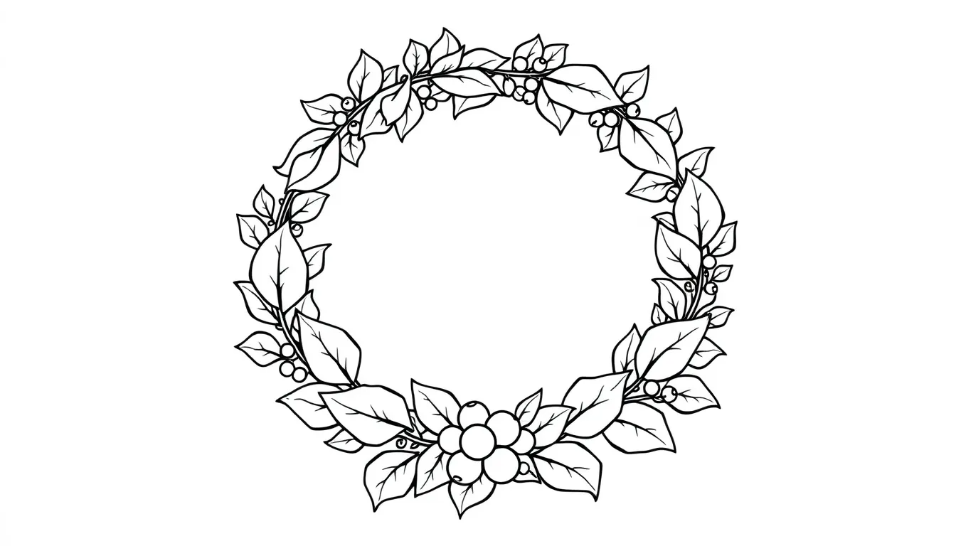 Fall Leaf and Berry Wreath