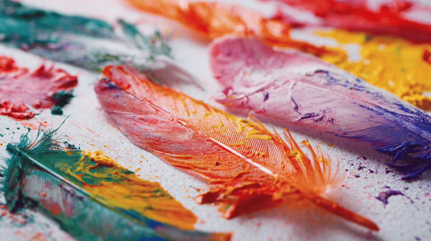 Feather Painting Thanksgiving Craft Preschool