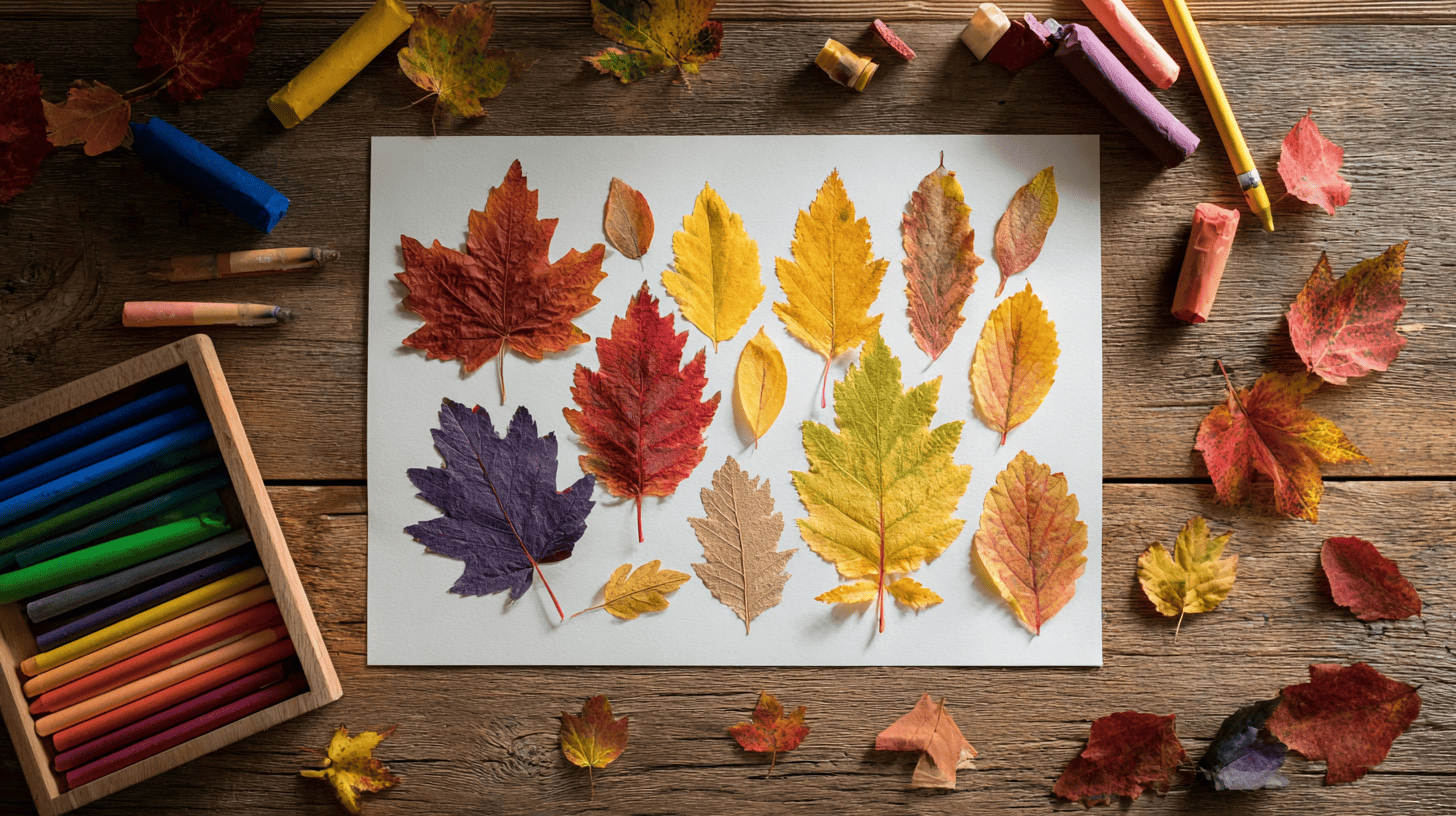 Leaf Collage Thanksgiving Craft For Toddlers