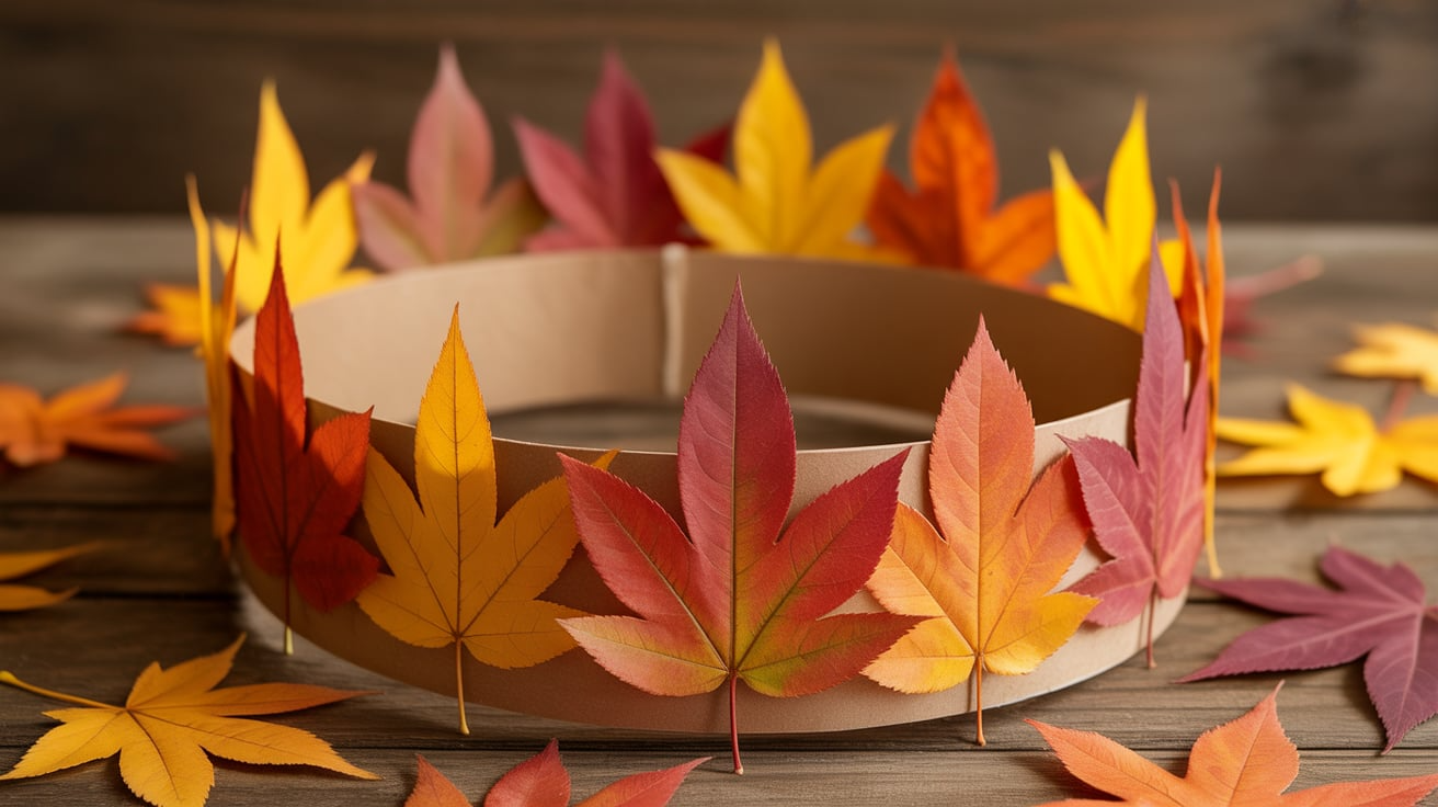 Leaf Crowns Fall Craft