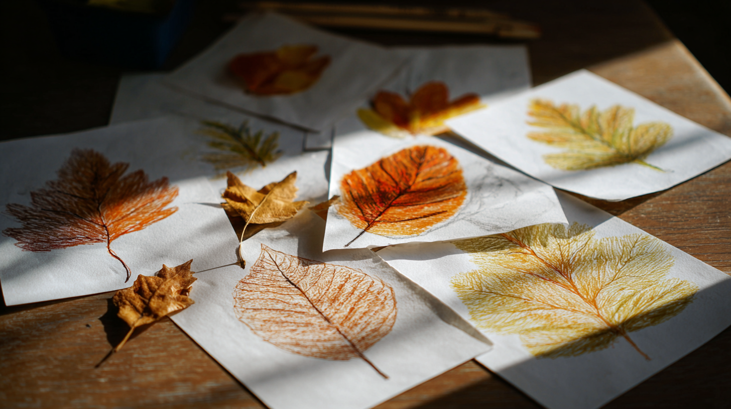 Leaf Rubbings Fall Craft