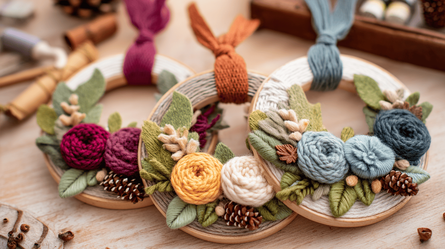 Mini Wreath Door Hanger Craft For Kids