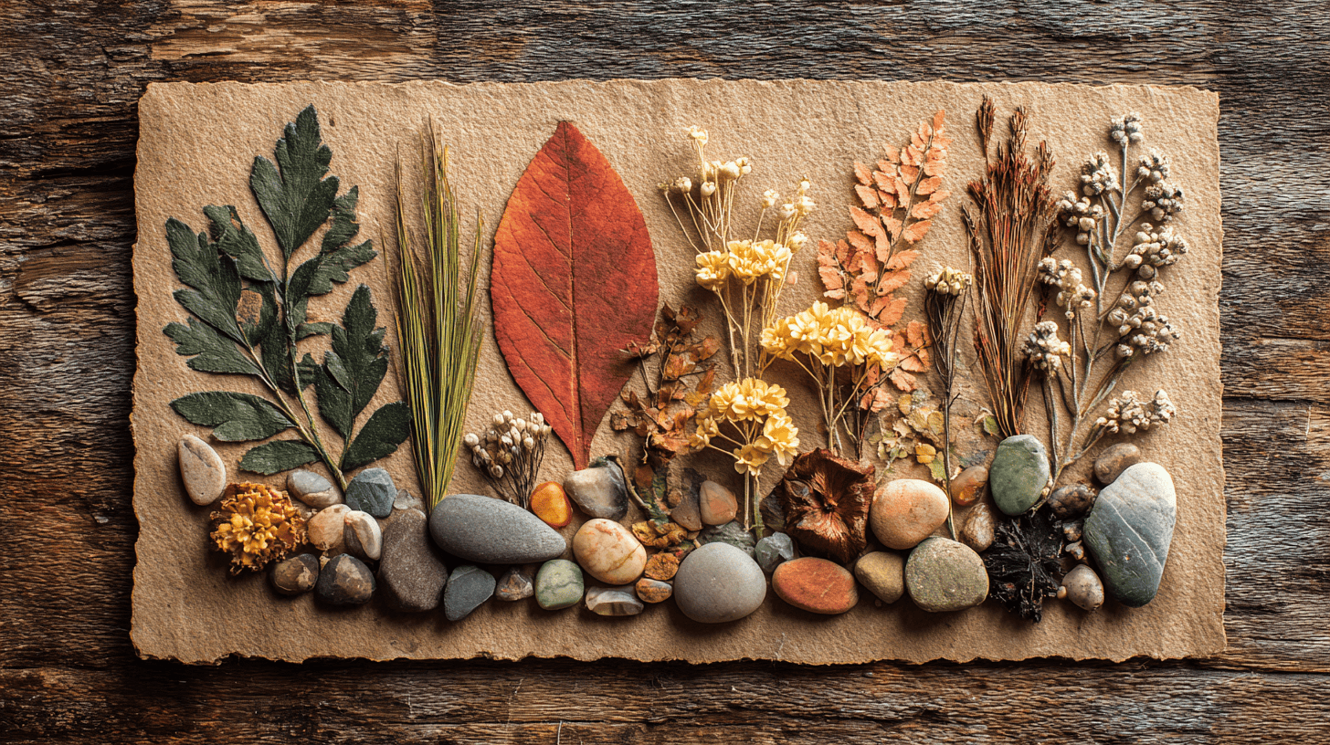 Nature Scavenger Collage Fall Craft