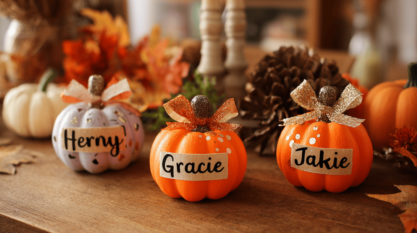 Personalized Pumpkin Ornaments For Toddlers